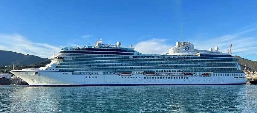 Die Oceania Vista auf See