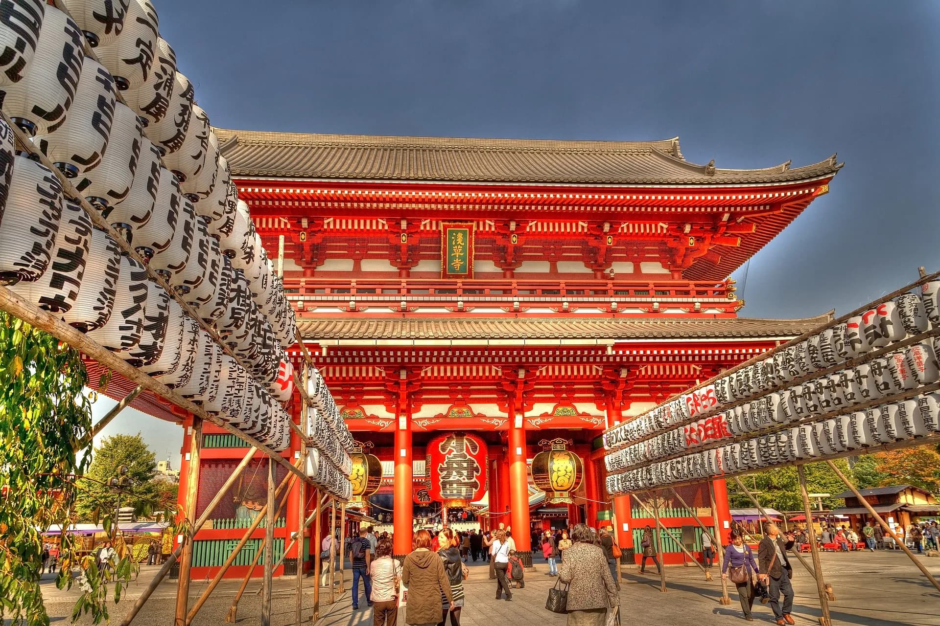 Hozomon-Tor des Sensoji-Tempels in Asakusa, Tokio