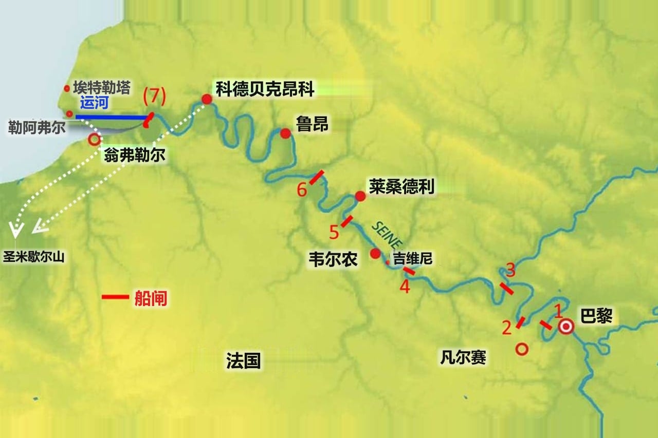 巴黎、诺曼底与翁弗勒尔 · 塞纳河 10 天之旅